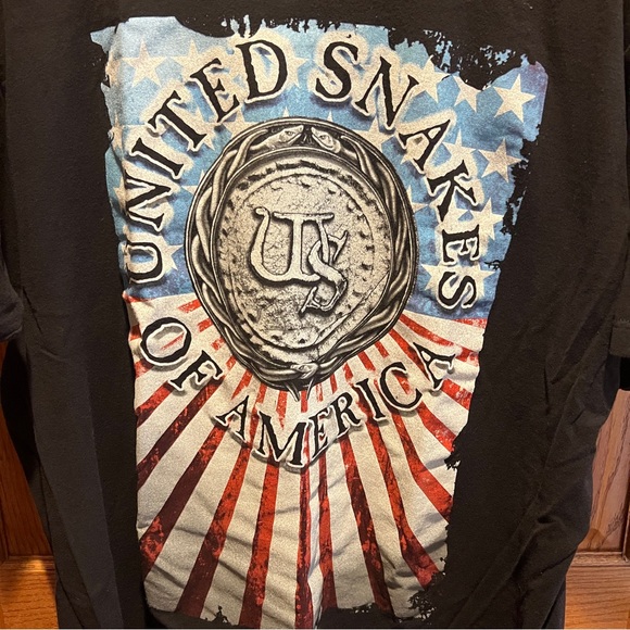 Whitesnake Black Graphic T-Shirt - Picture 1 of 6
